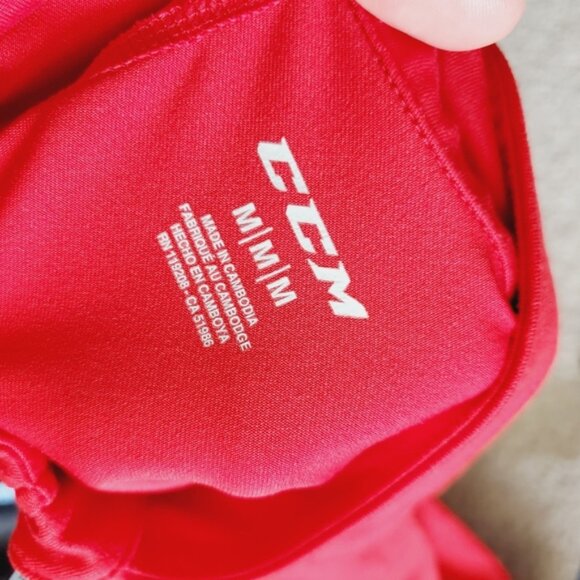 CCM Hockey AFHL Sports Outdoor Men's Quarter Zip Pullover Sweater M - Picture 6 of 8